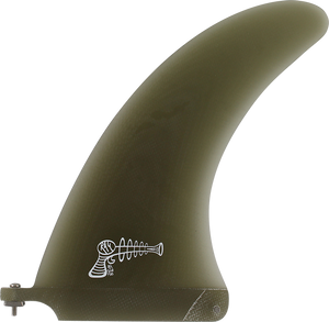 Ray Gun - Gun Fiberglass/volan Center Fin 9.0" Smoke - Surfboard Fins