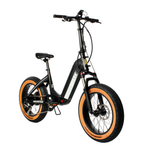 GoldenCycles Spark Folding Step Through Ebike - 500W - Black - Electric Bike GoldenCycles Spark Folding Step Through Ebike - 500W - Black - Electric Bike