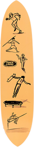 The Heated Wheel - Polarizer Track & Field Dk-6x27.6 Nat - Skateboard Deck The Heated Wheel - Polarizer Track & Field Dk-6x27.6 Nat - Skateboard Deck
