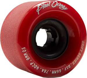Blood Orange - Orange Drift 66mm 78a Oxblood Red - Skateboard Wheels (Set of 4)