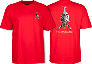 Powell Peralta - Skull & Sword Ss L-red - Skateboard T-Shirt Powell Peralta - Skull & Sword Ss L-red - Skateboard T-Shirt