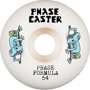 Phasecaster - Clone 54mm 99a White - Skateboard Wheels (Set Of Four) Phasecaster - Clone 54mm 99a White - Skateboard Wheels (Set Of Four)
