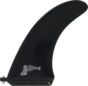 Ray Gun - Gun Plastic Center Fin 8" Black