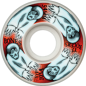 Bones Wheels - Rogers Stf V3 Whirling Specters 54mm 103a Wt - Skateboard Wheels (Set of Four) Bones Wheels - Rogers Stf V3 Whirling Specters 54mm 103a Wt - Skateboard Wheels (Set of Four)