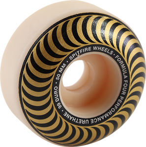 Spitfire - F4 99a Classic Swirl 50mm Wht W/bronze - Skateboard Wheels (Set of Four) Spitfire - F4 99a Classic Swirl 50mm Wht W/bronze - Skateboard Wheels (Set of Four)