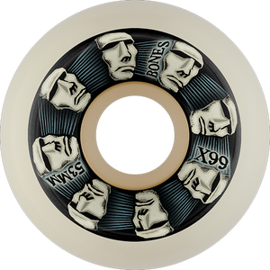 Bones Wheels - Xf X99 V5 Sidecut 53mm 99a Head Rush Nat - Skateboard Wheels (Set of Four) Bones Wheels - Xf X99 V5 Sidecut 53mm 99a Head Rush Nat - Skateboard Wheels (Set of Four)