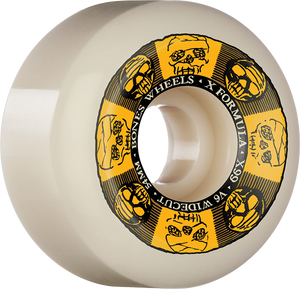 Bones Wheels - Xf X99 V6 Wide-cut 54mm 99a Black N Gold Nat - Skateboard Wheels (Set of Four) Bones Wheels - Xf X99 V6 Wide-cut 54mm 99a Black N Gold Nat - Skateboard Wheels (Set of Four)