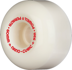 Powell Peralta - Df Nano Cubic 60/38mm 93a White - Skateboard Wheels (Set Of Four) Powell Peralta - Df Nano Cubic 60/38mm 93a White - Skateboard Wheels (Set Of Four)