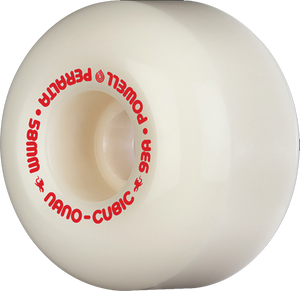 Powell Peralta - Df Nano Cubic 58/37.5mm 93a White - Skateboard Wheels (Set Of Four) Powell Peralta - Df Nano Cubic 58/37.5mm 93a White - Skateboard Wheels (Set Of Four)