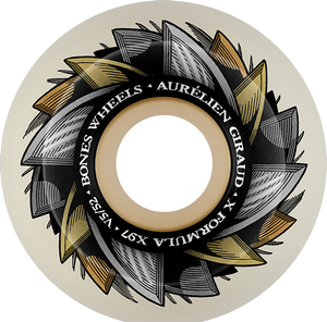 Bones Wheels - Giraud Xf V5 Sender Blender 52mm 97a Nat - Skateboard Wheels (Set Of Four) Bones Wheels - Giraud Xf V5 Sender Blender 52mm 97a Nat - Skateboard Wheels (Set Of Four)