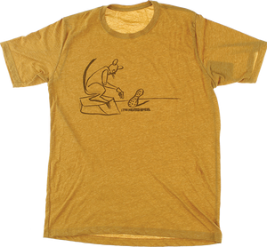 The Heated Wheel - Peanut Ponder Ss Xxl-gold - Skateboard Tshirt The Heated Wheel - Peanut Ponder Ss Xxl-gold - Skateboard Tshirt