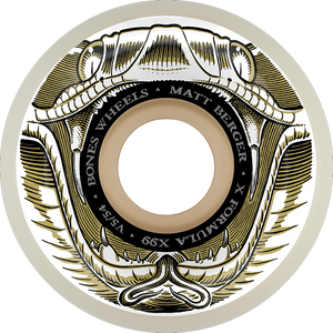 Bones Wheels - Berger Xf V5 Battlesnake 54mm 99a - Skateboard Wheels (Set Of Four) Bones Wheels - Berger Xf V5 Battlesnake 54mm 99a - Skateboard Wheels (Set Of Four)