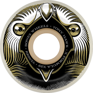 Bones Wheels - Hawk Xf V5 Beak And Destroy 60mm 99a - Skateboard Wheels (Set Of Four) Bones Wheels - Hawk Xf V5 Beak And Destroy 60mm 99a - Skateboard Wheels (Set Of Four)