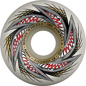 Bones Wheels - Spf P5 Sharknado 54mm 81b Wht W/gold - Skateboard Wheels (Set Of Four) Bones Wheels - Spf P5 Sharknado 54mm 81b Wht W/gold - Skateboard Wheels (Set Of Four)