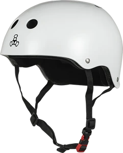 Triple 8 - Certified Sweatsaver Xl/xxl-gloss White - Skateboard Helmet