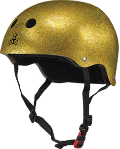 Triple 8 - Certified Sweatsaver L/xl-gold Glitter - Skateboard Helmet