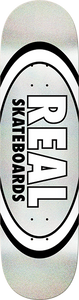 Real - Easy Rider Oval Deck-8.5 Chrome Metallic - Skateboard Deck