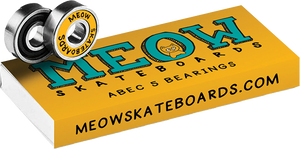 Meow - Abec-5 Bearings Set Yel - Skateboard Bearings Meow - Abec-5 Bearings Set Yel - Skateboard Bearings