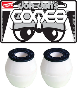 Shortys - 5pk(10pr) Cones - 98a White - Skateboard Bushings