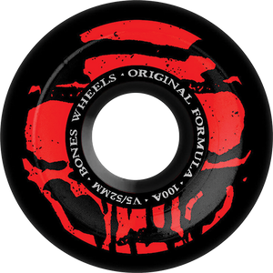Bones Wheels - 100's Og V5 Mummy Skulls 52mm 100a Black - Skateboard Wheels (Set of Four) Bones Wheels - 100's Og V5 Mummy Skulls 52mm 100a Black - Skateboard Wheels (Set of Four)