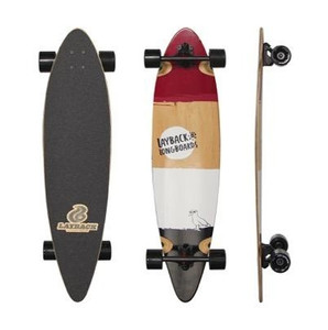 Layback Free Bird Pin Tail Longboard Complete 9.75 X 40.00 - Complete Skateboard