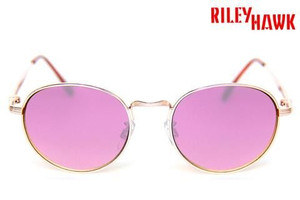 Happy Hour Holidaze Hawk Gold & Purple Sunglasses