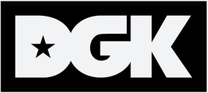 Dgk Classic 9" Sticker White/black