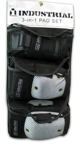 Industrial White Cap 3 Pack Pad Set Xs - Skateboard Pads