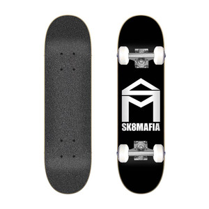 Sk8mafia House Logo Black Micro Complete 6.0 X 23.5 - Complete Skateboard