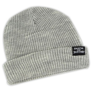 Thrasher Sk8 Goat/skate & Destroy Beanie Heather Grey