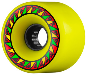 Powell Primo Yellow 66mm 82a (set Of 4)