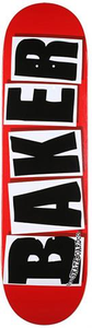 Baker Team Brand Logo Black Deck 8.38 - Skateboard Deck