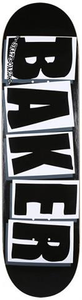 Baker Team Brand Logo Black/white Deck 8.25 - Skateboard Deck