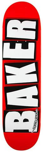 Baker Team Brand Logo White Mini Deck 7.30 X 31.44 - Skateboard Deck