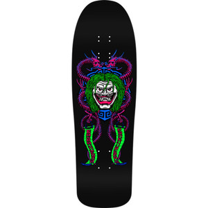 Powell Caballero Mask Blacklight Shaped Deck 9.75 X 31.12 - Skateboard Deck