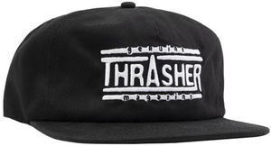 Thrasher Genuine Logo Snapback Hat Black