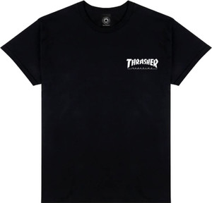 Thrasher Little Thrasher Black Ss M - Skateboard Tshirt