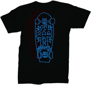 Dogtown Gonz Art 2 Black/blue Ss M - Skateboard Tshirt