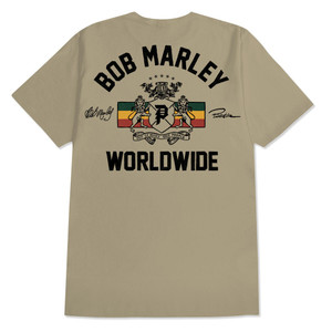 Primitive X Bob Marley Heritage Sand Ss M - Skateboard Tshirt