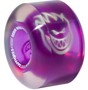 Spitfire Sapphires Clear Purple 58mm 90d (set Of 4) - Skateboard Wheels
