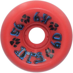 Dogtown K-9 80's Red Wheels 60mm 95a (set Of 4) - Skateboard Wheels