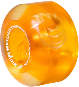 Spitfire Sapphires Clear Orange 54mm 90d (set Of 4) - Skateboard Wheels