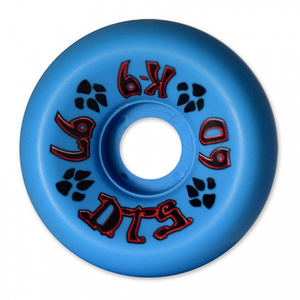 Dogtown K-9 80's Blue Wheels 60mm 97a (set Of 4) - Skateboard Wheels