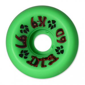 Dogtown K-9 80's Green Wheels 60mm 97a (set Of 4) - Skateboard Wheels