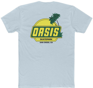 45 Rpm Vintage Oasis Skatepark Blue Ss Xl - Skateboard Tshirt