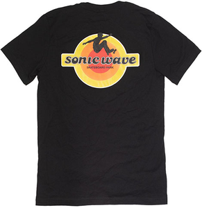 45 Rpm Sonic Wave Skatepark Black Ss M - Skateboard Tshirt