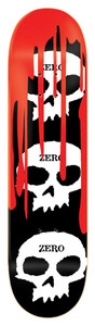 Zero Team 3 Skull Blood Deck 8.25 - Skateboard Deck