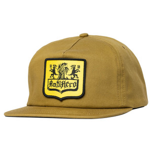 Anti-hero Coat Of Arms Snapback Hat Tan - Skateboard Hat