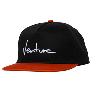 Venture Basic 92 Snapback Hat Black/red - Skateboard Hat