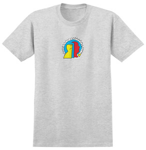 Krooked Mad Back Fill Ash Ss Xl - Skateboard Tshirt